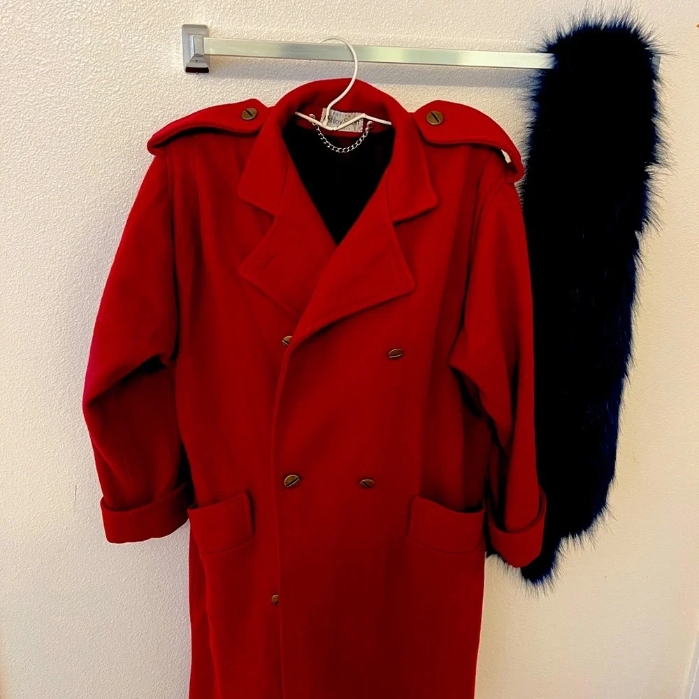 💯percent  pure wool Ashley Scott cot,color red - Picture 5 of 15